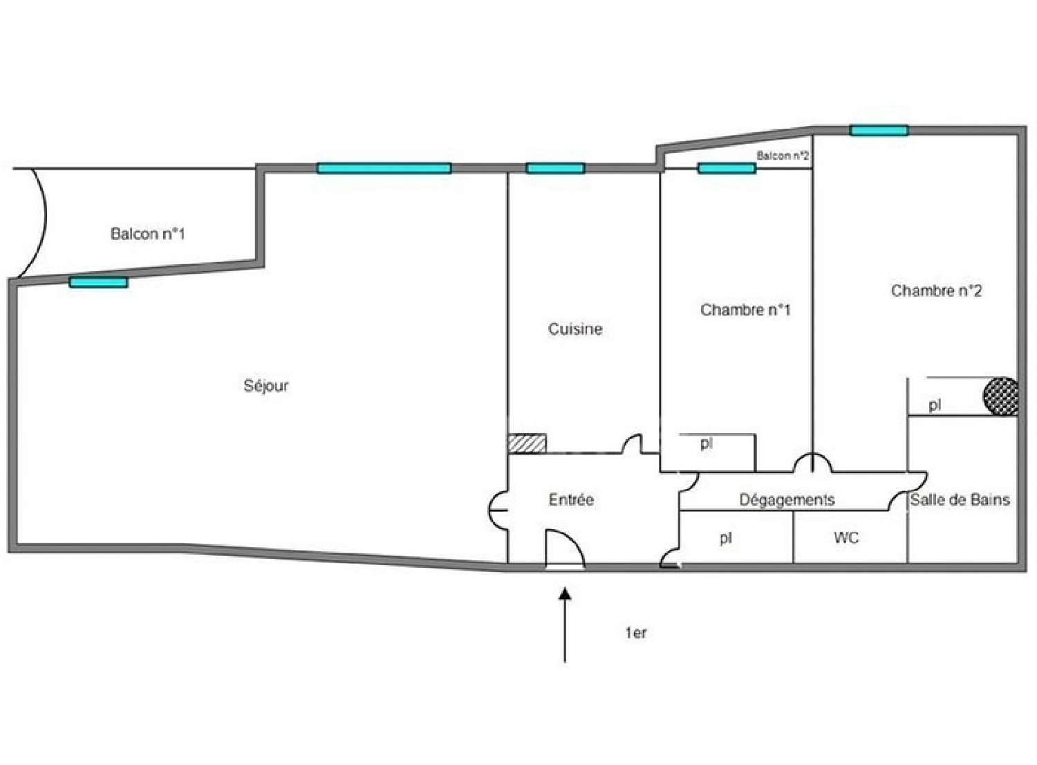 for sale apartment Lyon 7e Arrondissement Rhône 6