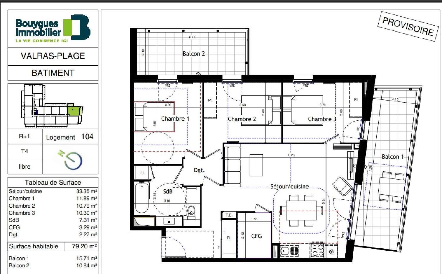 te koop appartement Valras-Plage Hérault 1