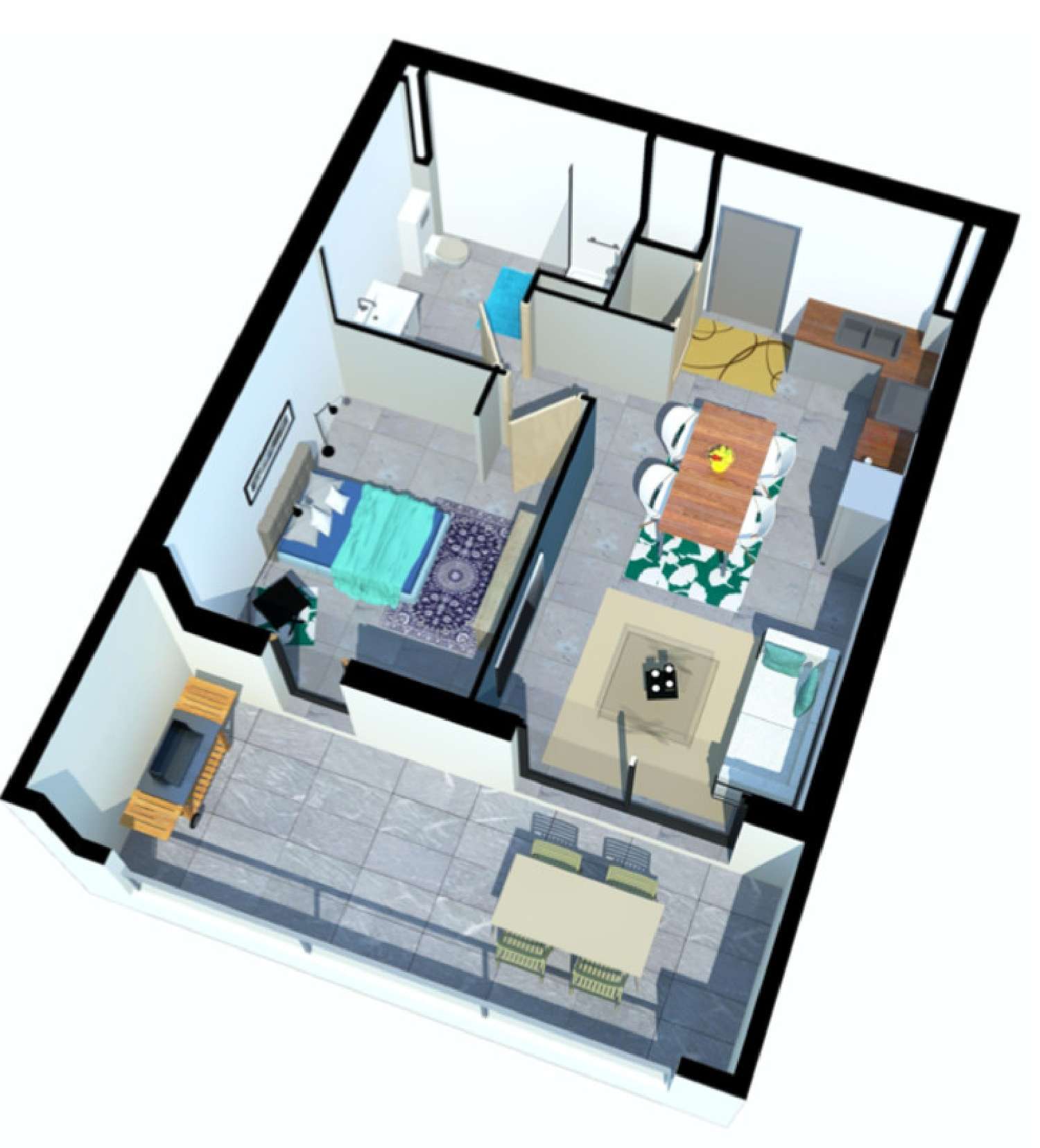 te koop appartement Zonza Corse-du-Sud 1