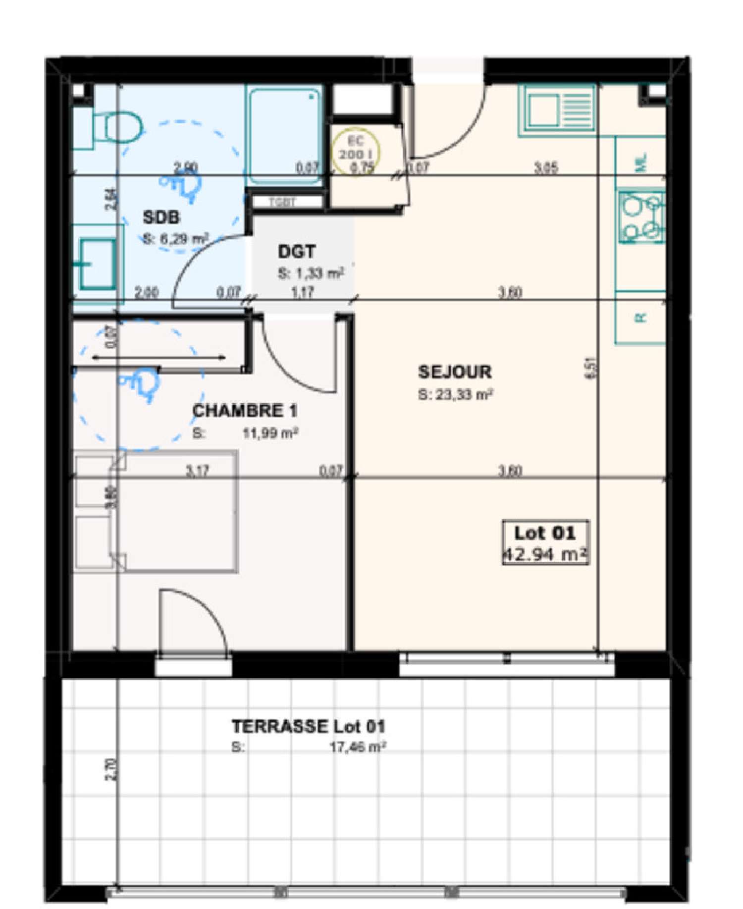 te koop appartement Zonza Corse-du-Sud 3