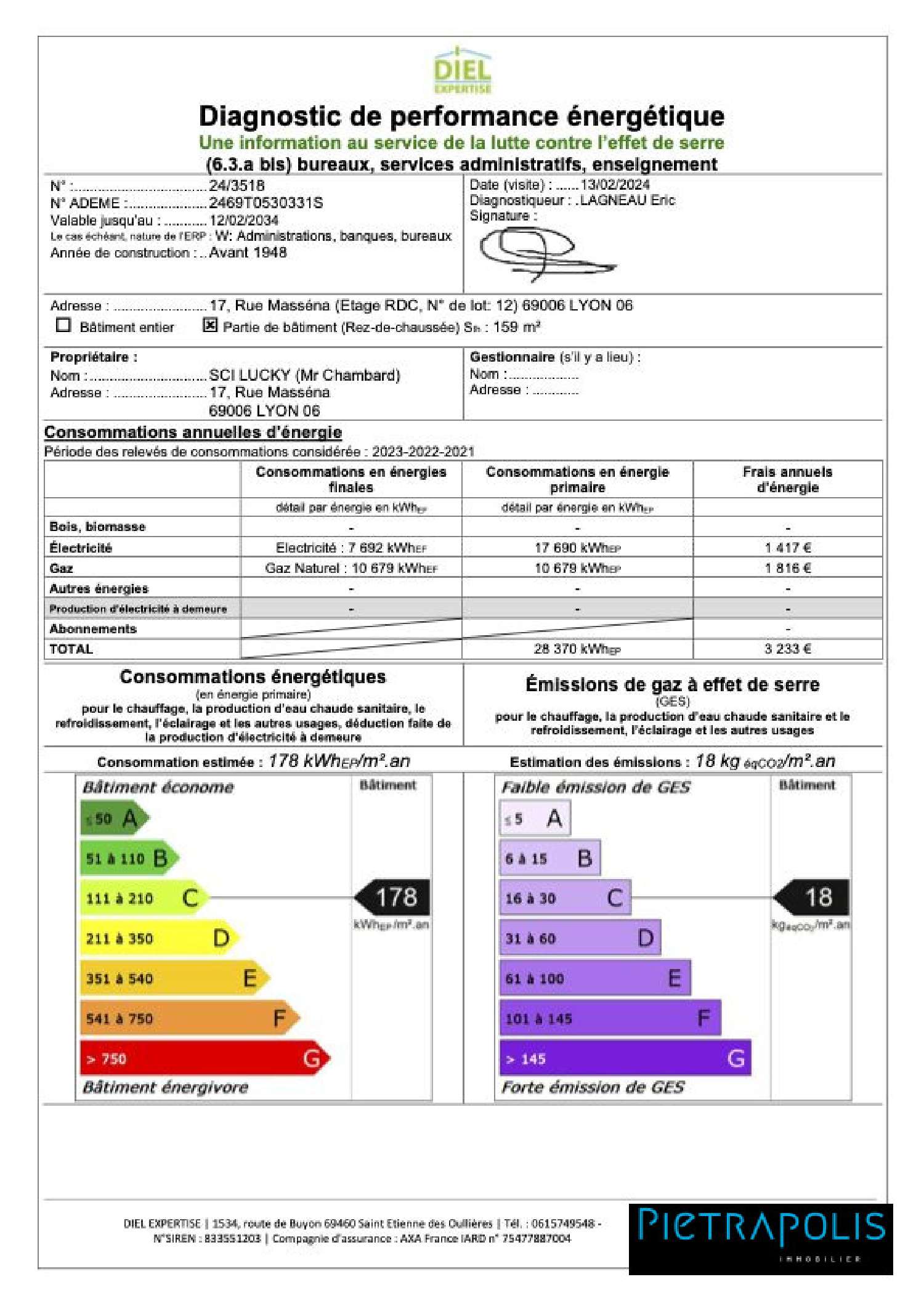  te koop bedrijfsruimte/ kantoor Lyon 6e Arrondissement Rhône 4