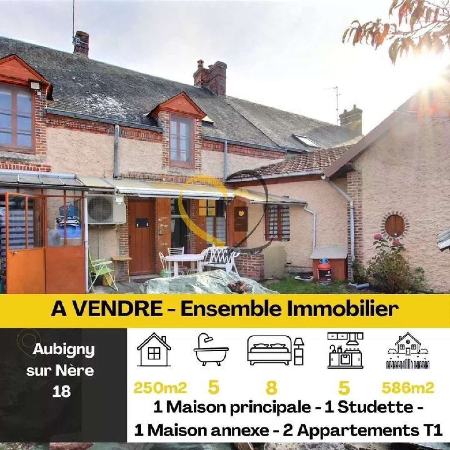  en venta casa Aubigny-sur-Nère Cher 1