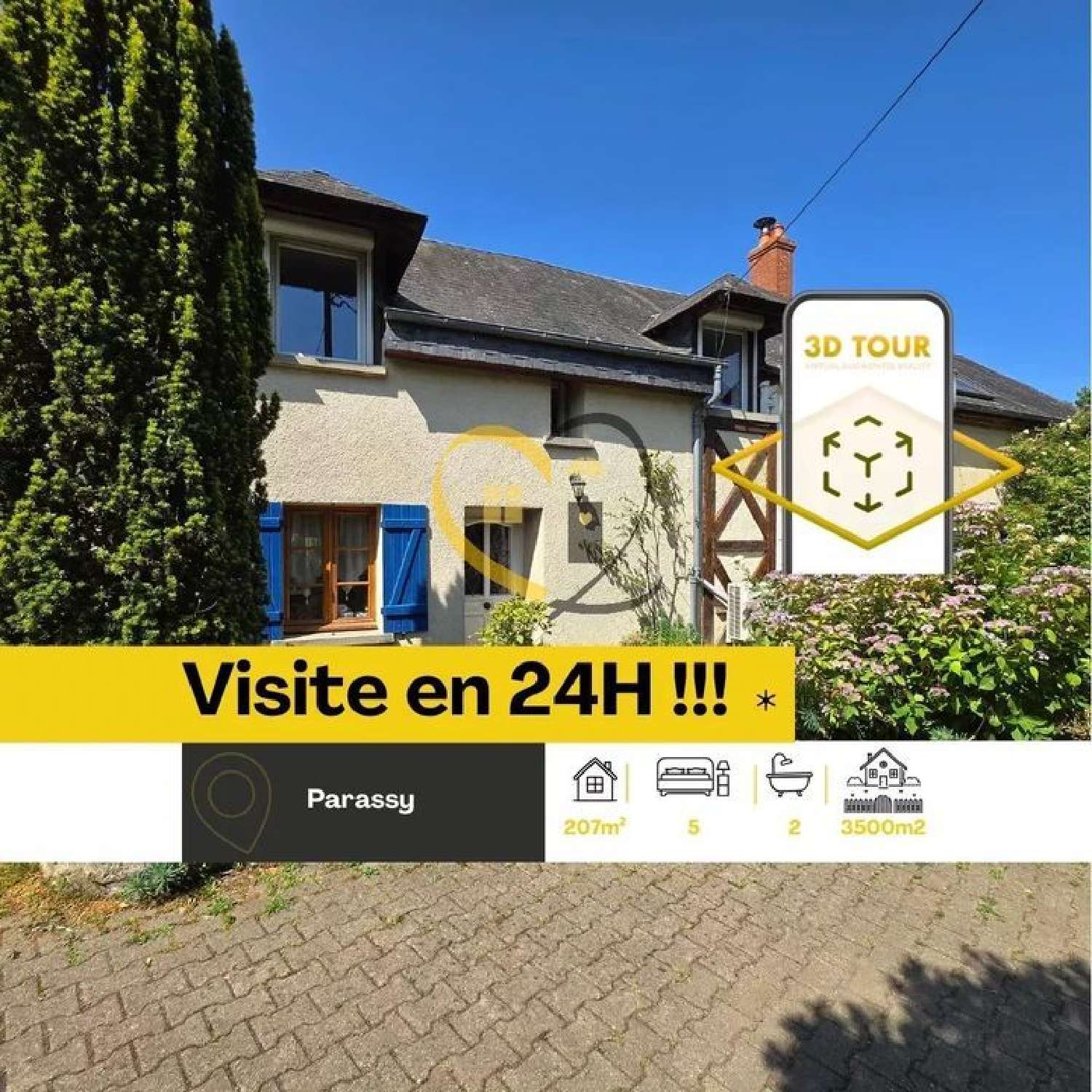  à vendre maison Parassy Cher 1