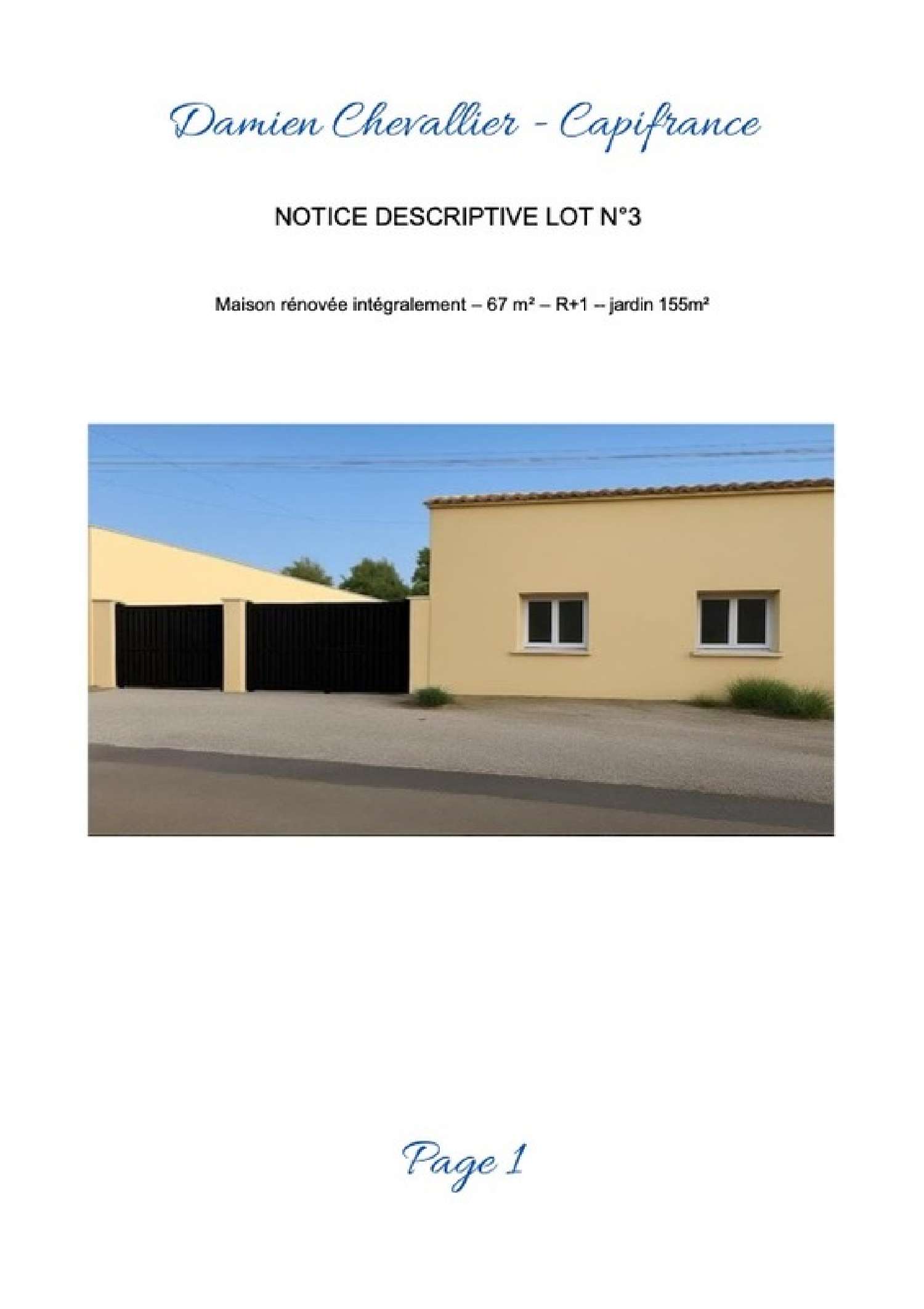 à vendre maison Valergues Hérault 3