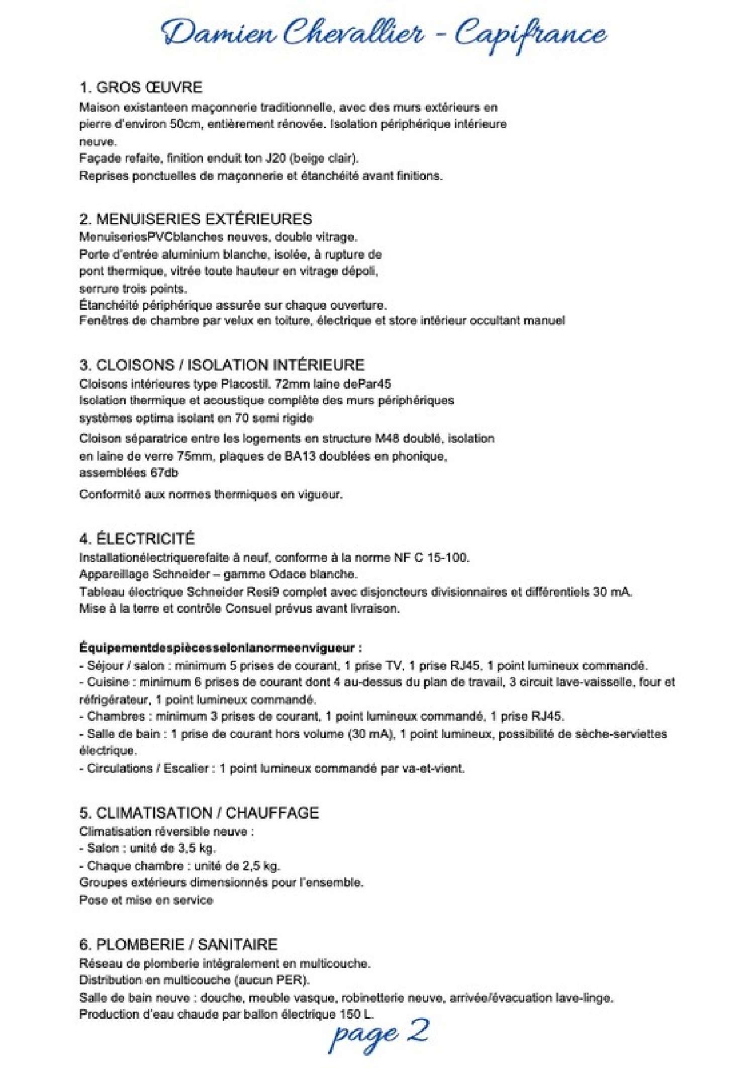 à vendre maison Valergues Hérault 5