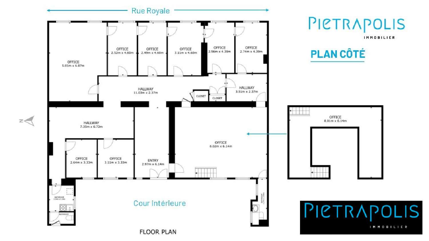  for sale office Lyon 1er Arrondissement Rhône 3