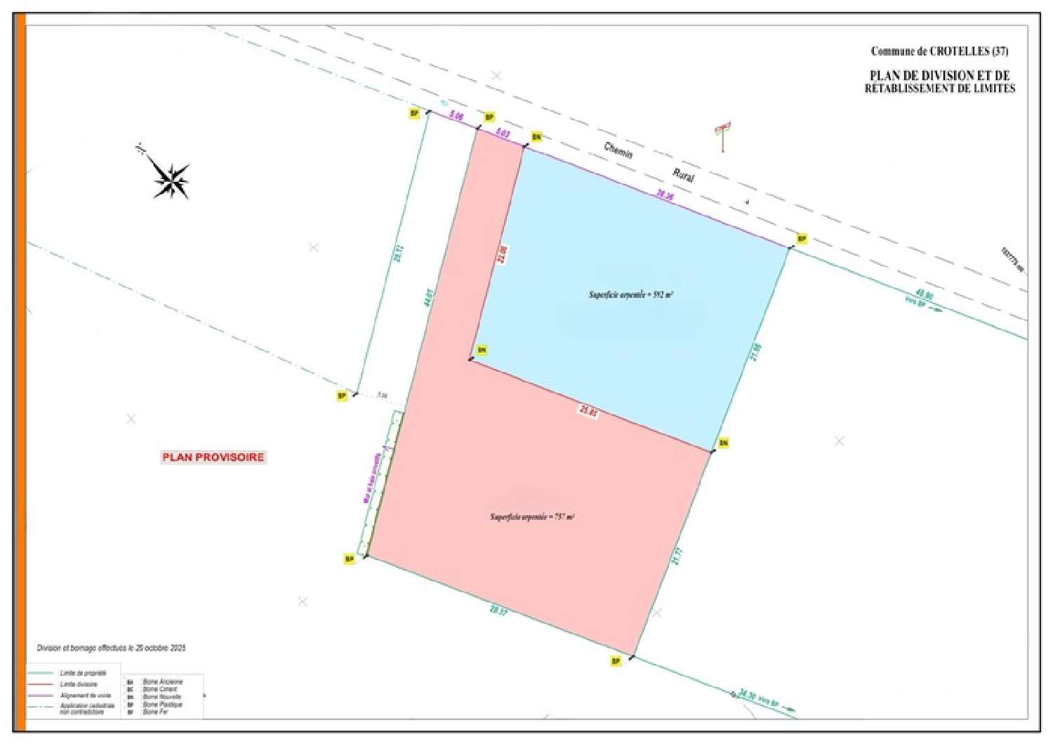 te koop terrein Crotelles Indre-et-Loire 2