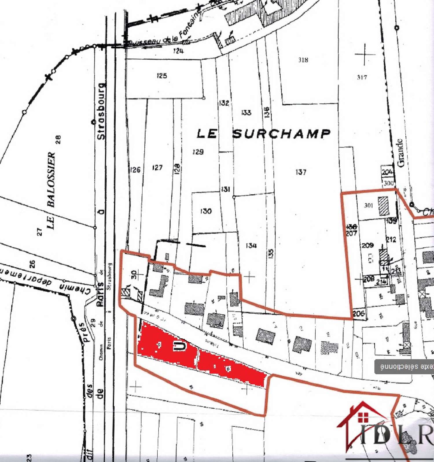 te koop terrein Favresse Marne 3