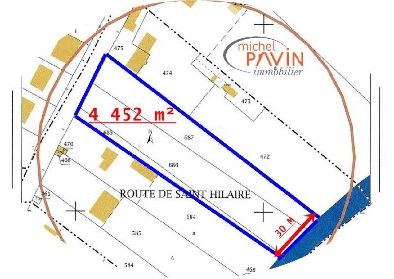  à vendre terrain La Guerche-sur-l'Aubois Cher 1