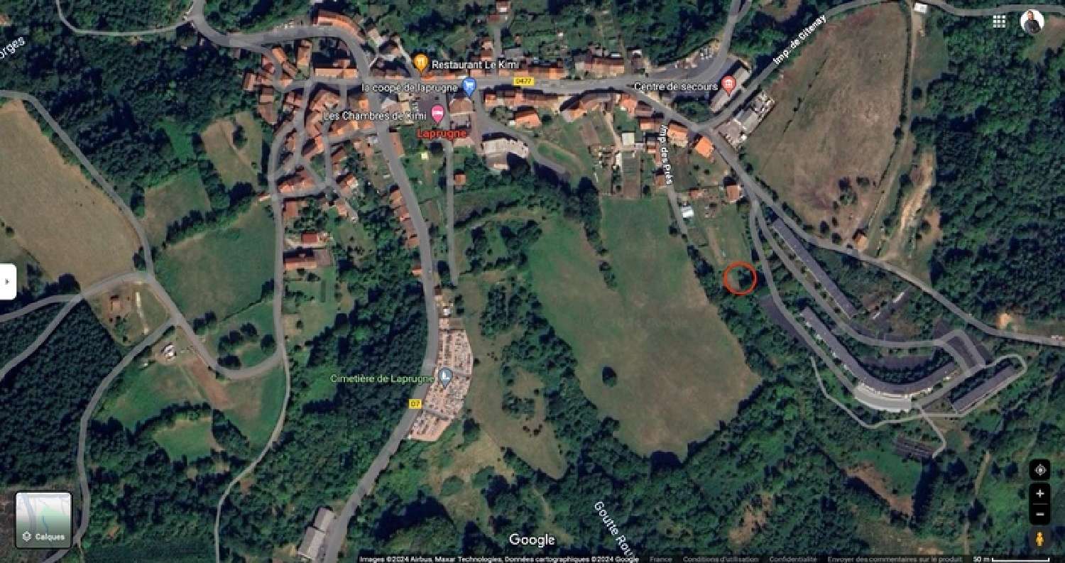 te koop terrein Laprugne Allier 4