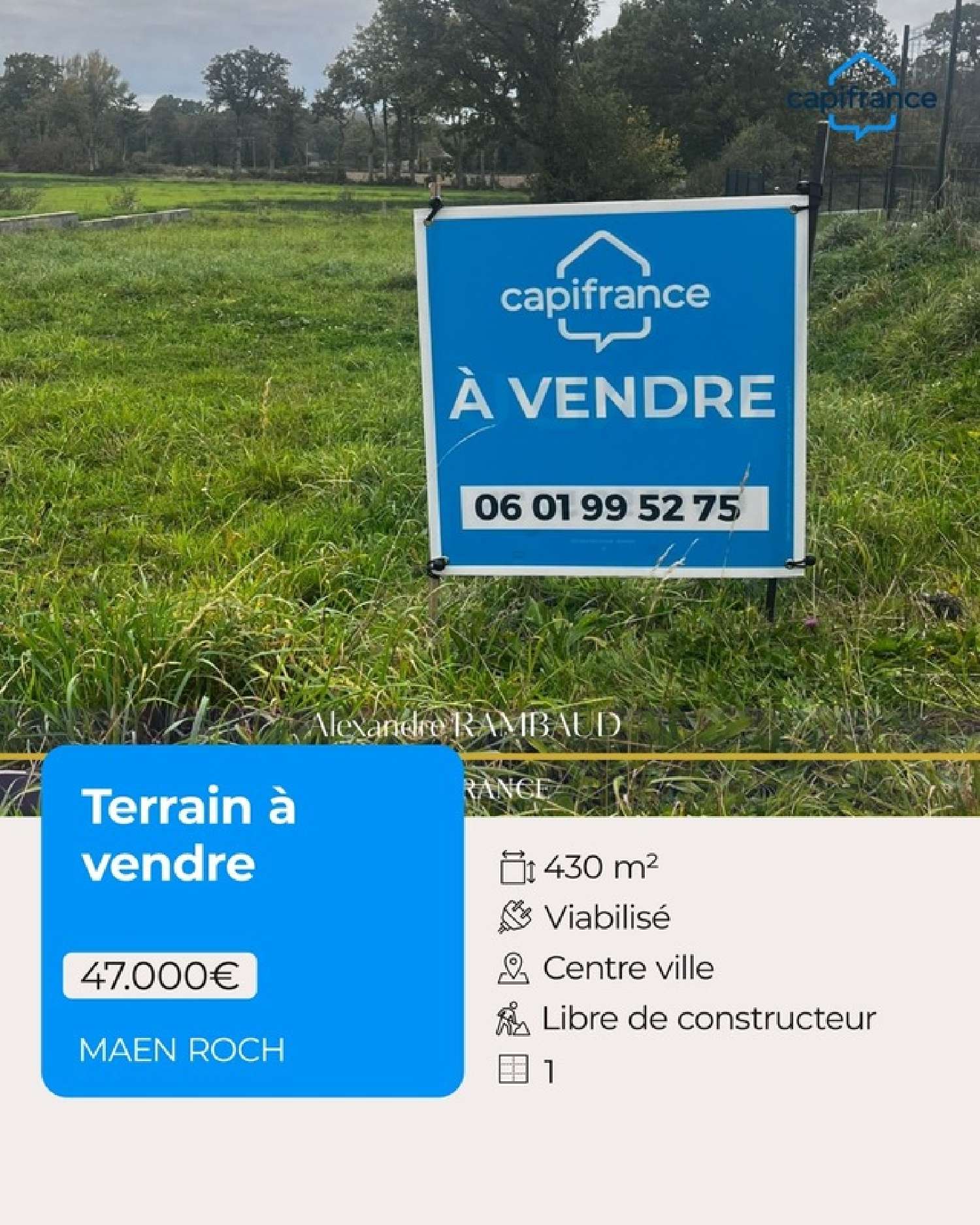 for sale terrain Le Tiercent Ille-et-Vilaine 1
