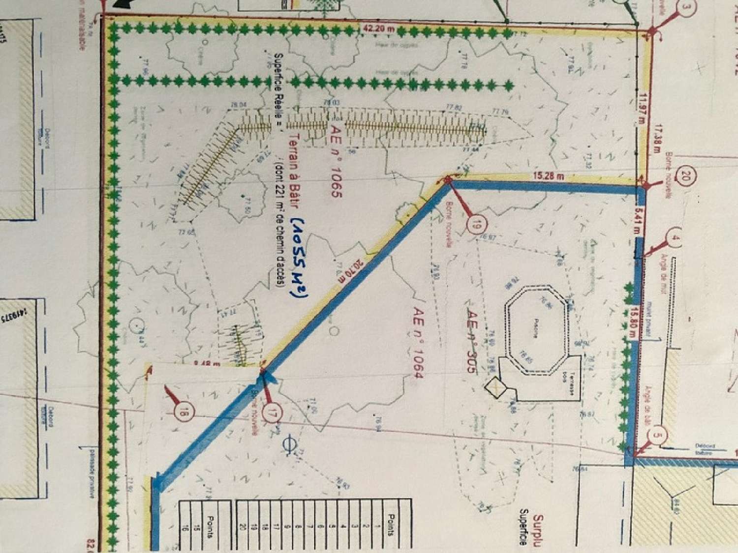  for sale terrain Saint-Pierre-du-Mont Landes 1