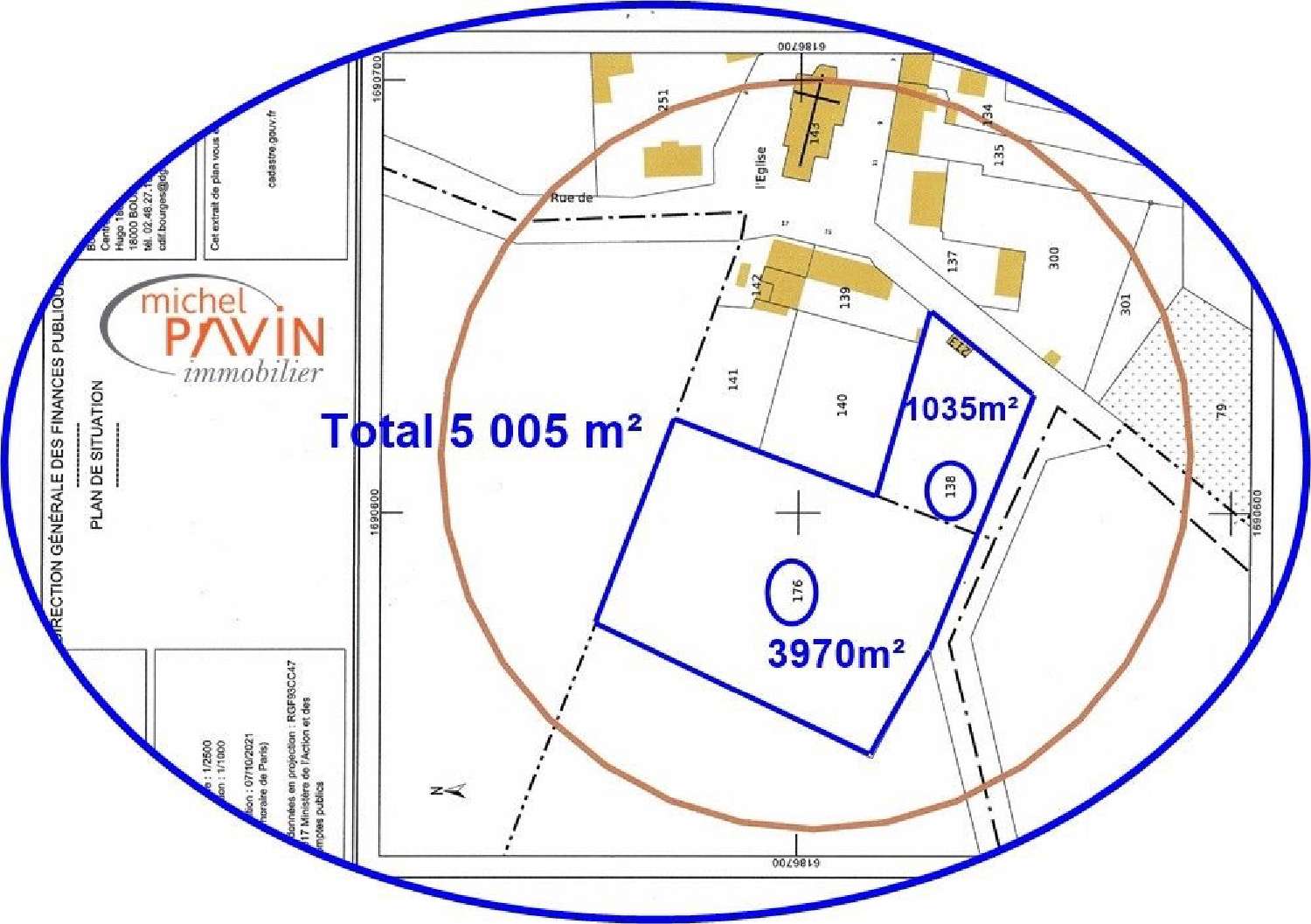  à vendre terrain Vereaux Cher 1
