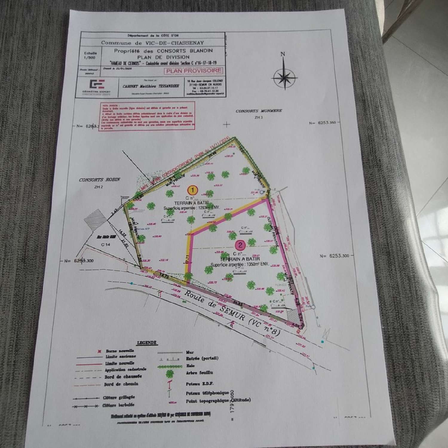  à vendre terrain Vic-de-Chassenay Côte-d'Or 1