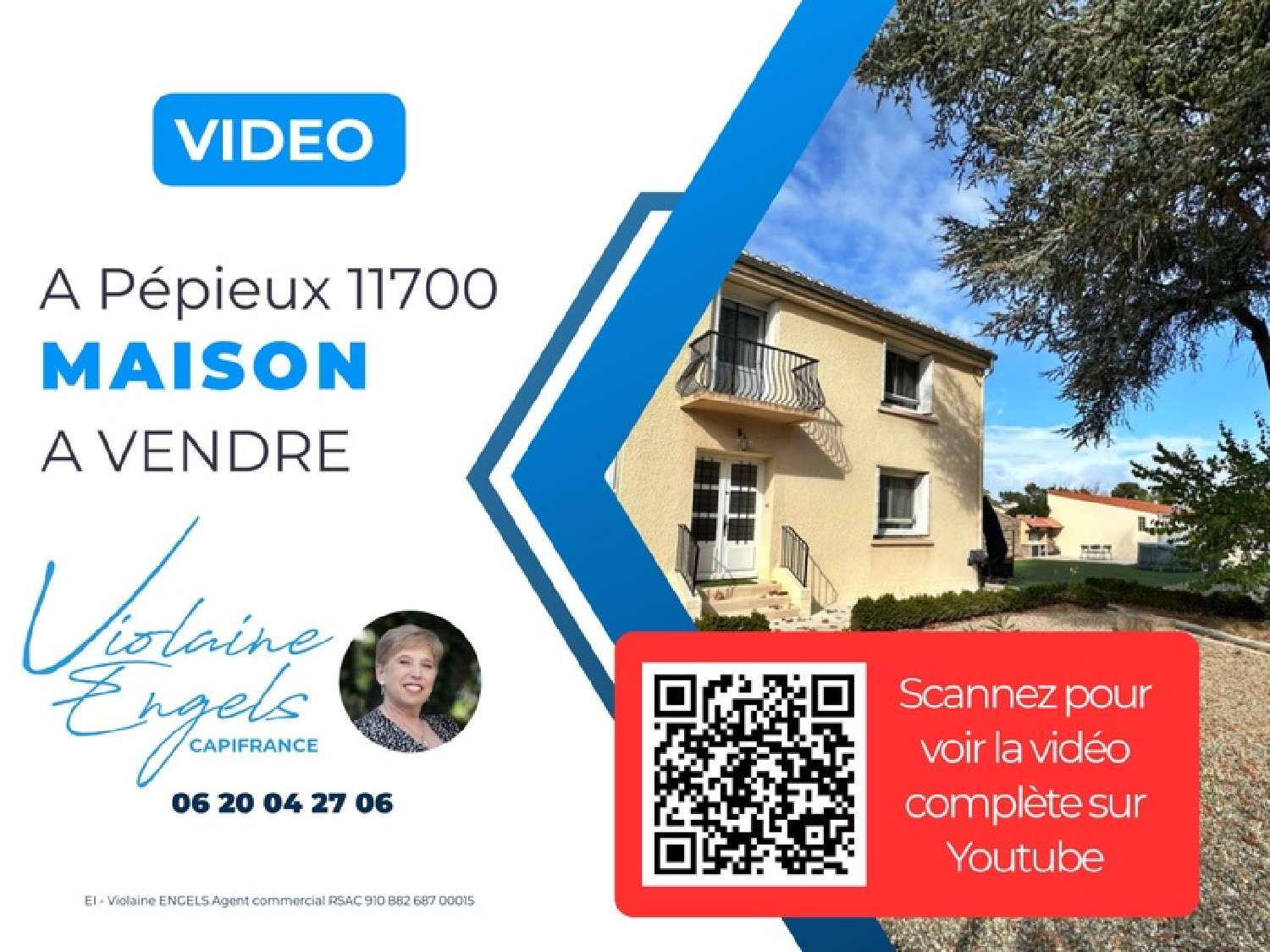 à vendre maison de village Pépieux Aude 5