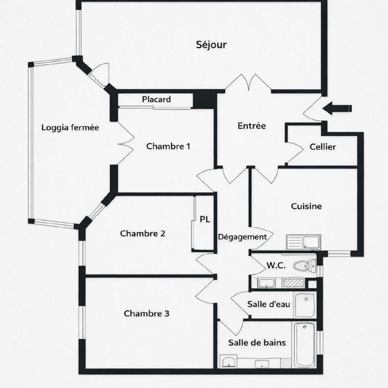  te koop appartement Asnières-sur-Seine Hauts-de-Seine 5