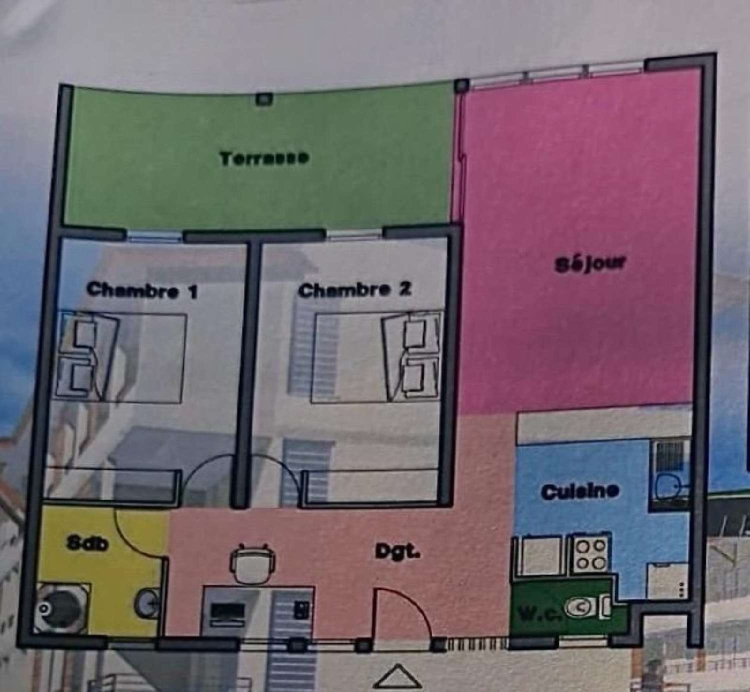  à vendre appartement Cayenne Guyane 2