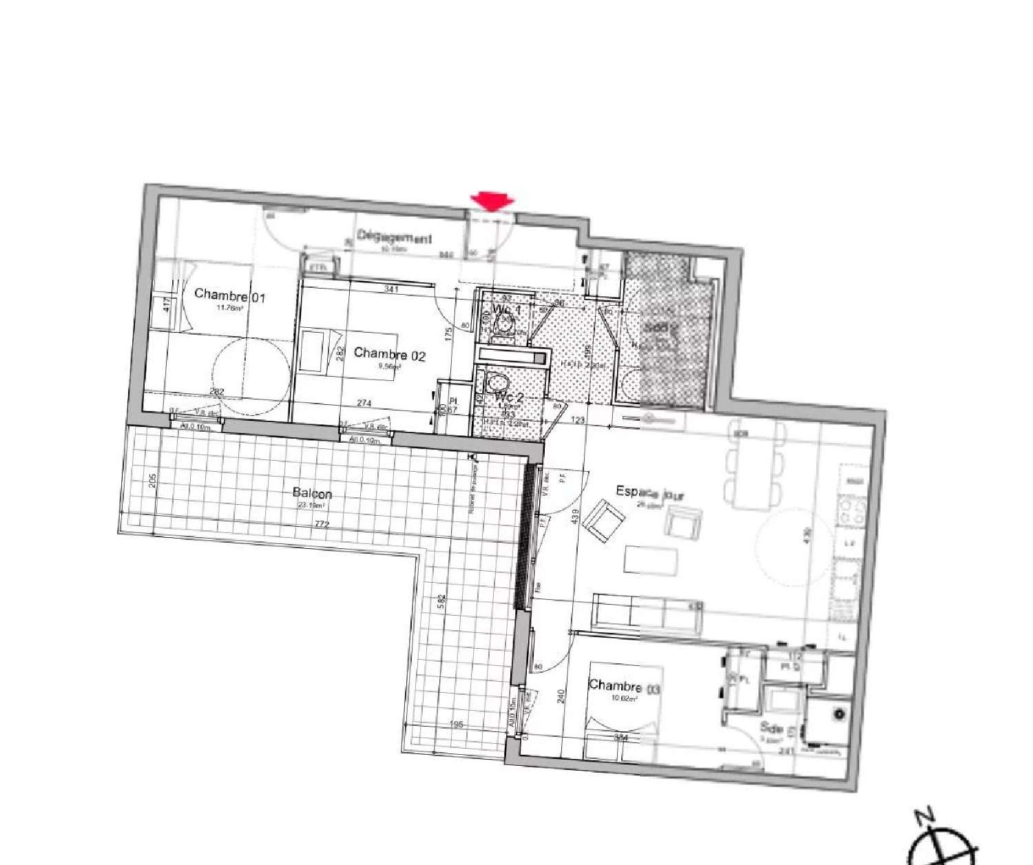 for sale apartment Chenôve Côte-d'Or 1