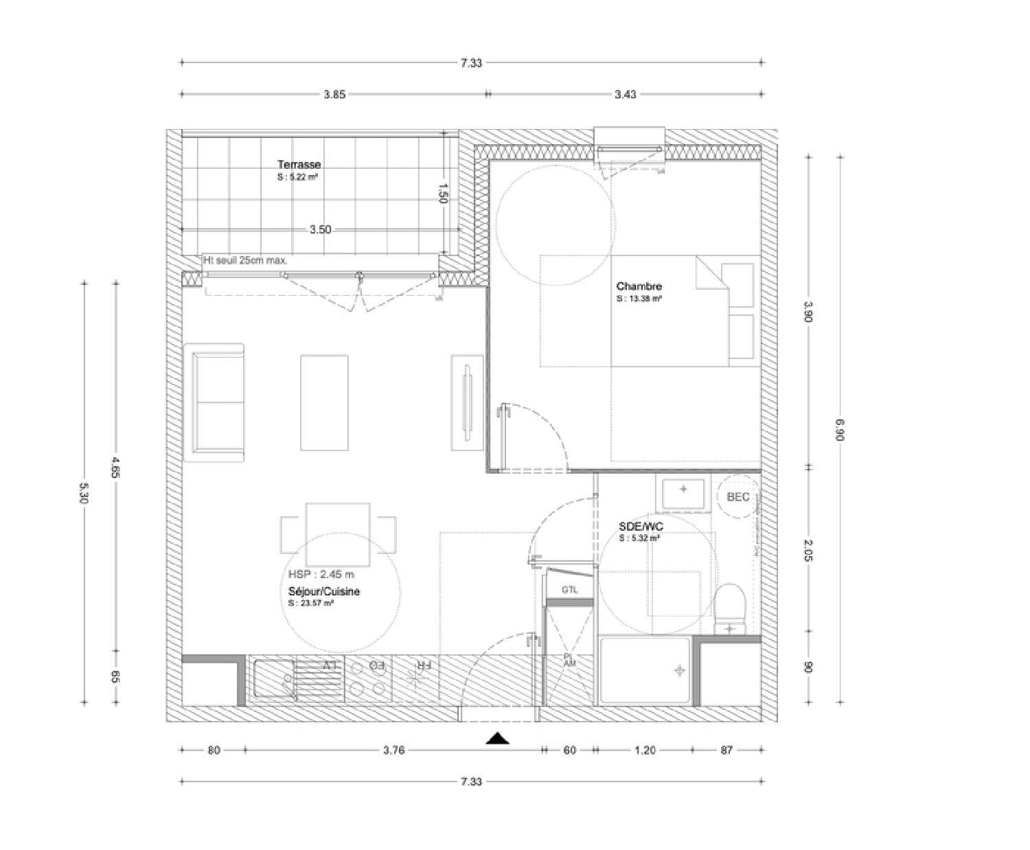 à vendre appartement Cournon-d'Auvergne Puy-de-Dôme 1