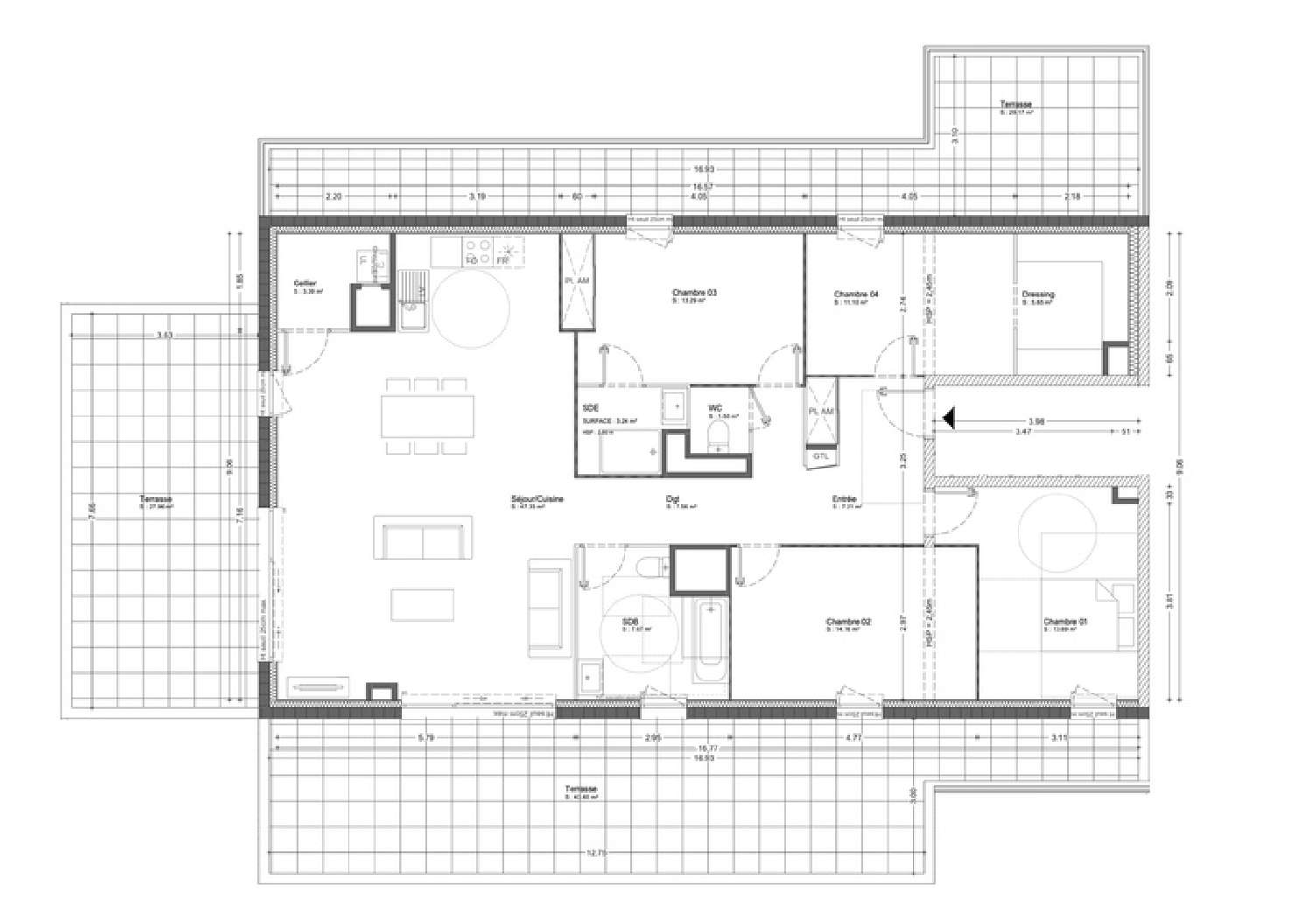 à vendre appartement Cournon-d'Auvergne Puy-de-Dôme 3