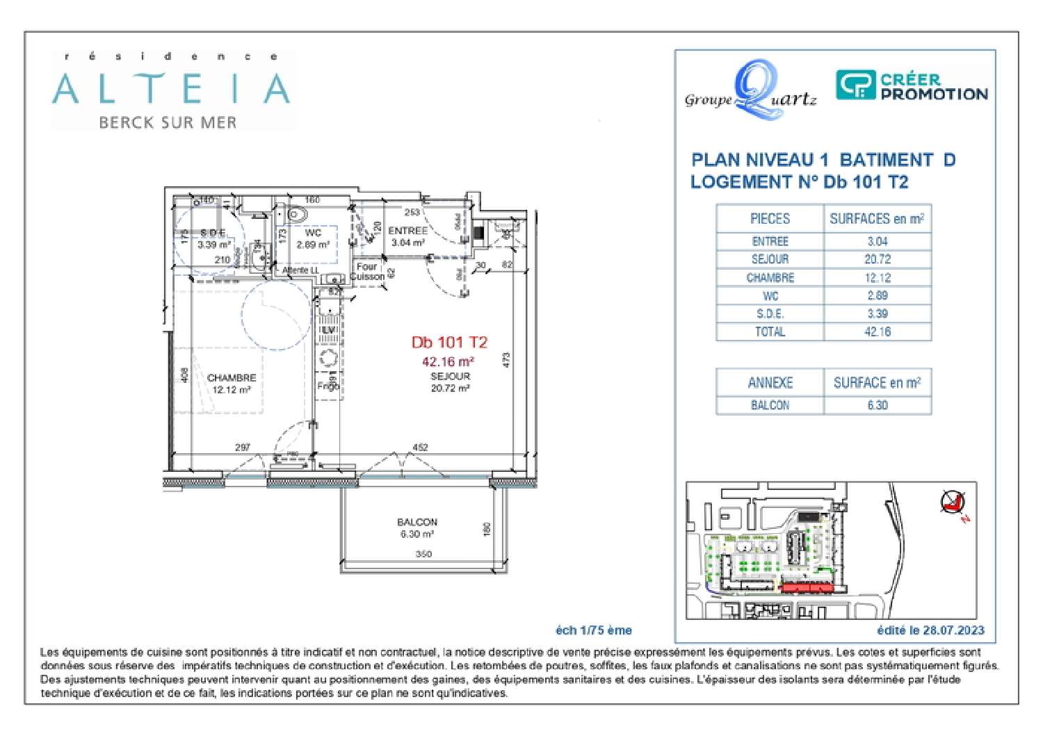 à vendre appartement Groffliers Pas-de-Calais 7