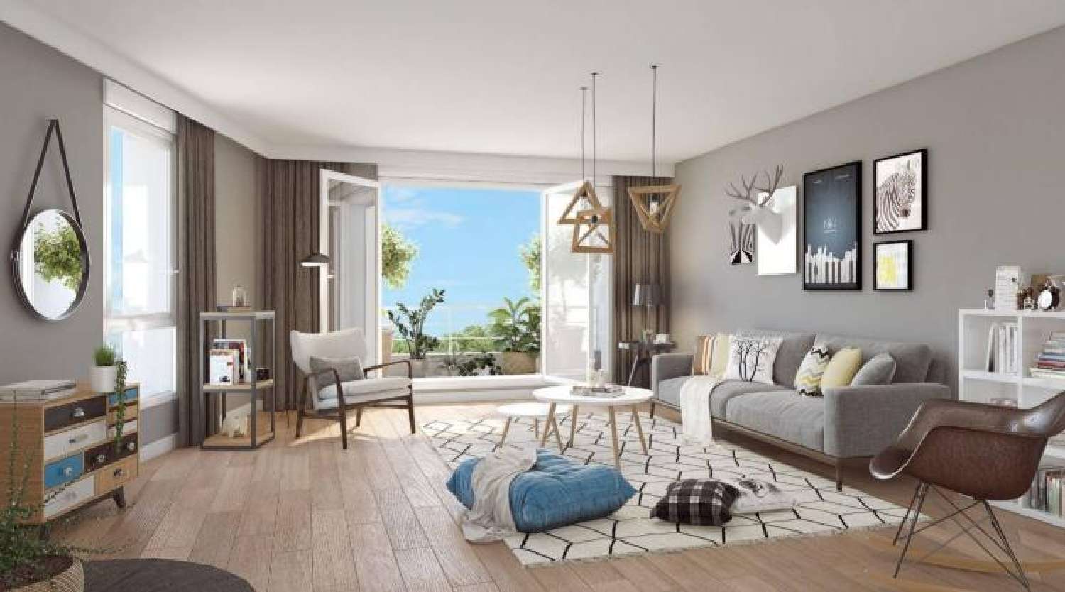 à vendre appartement Le Blanc-Mesnil Seine-Saint-Denis 2