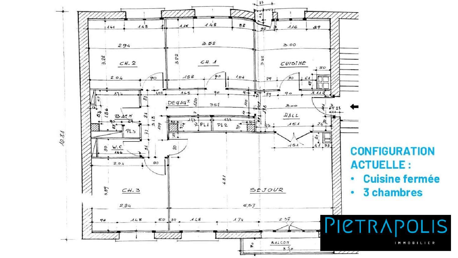 en venta apartamento Lyon 6e Arrondissement Rhône 3