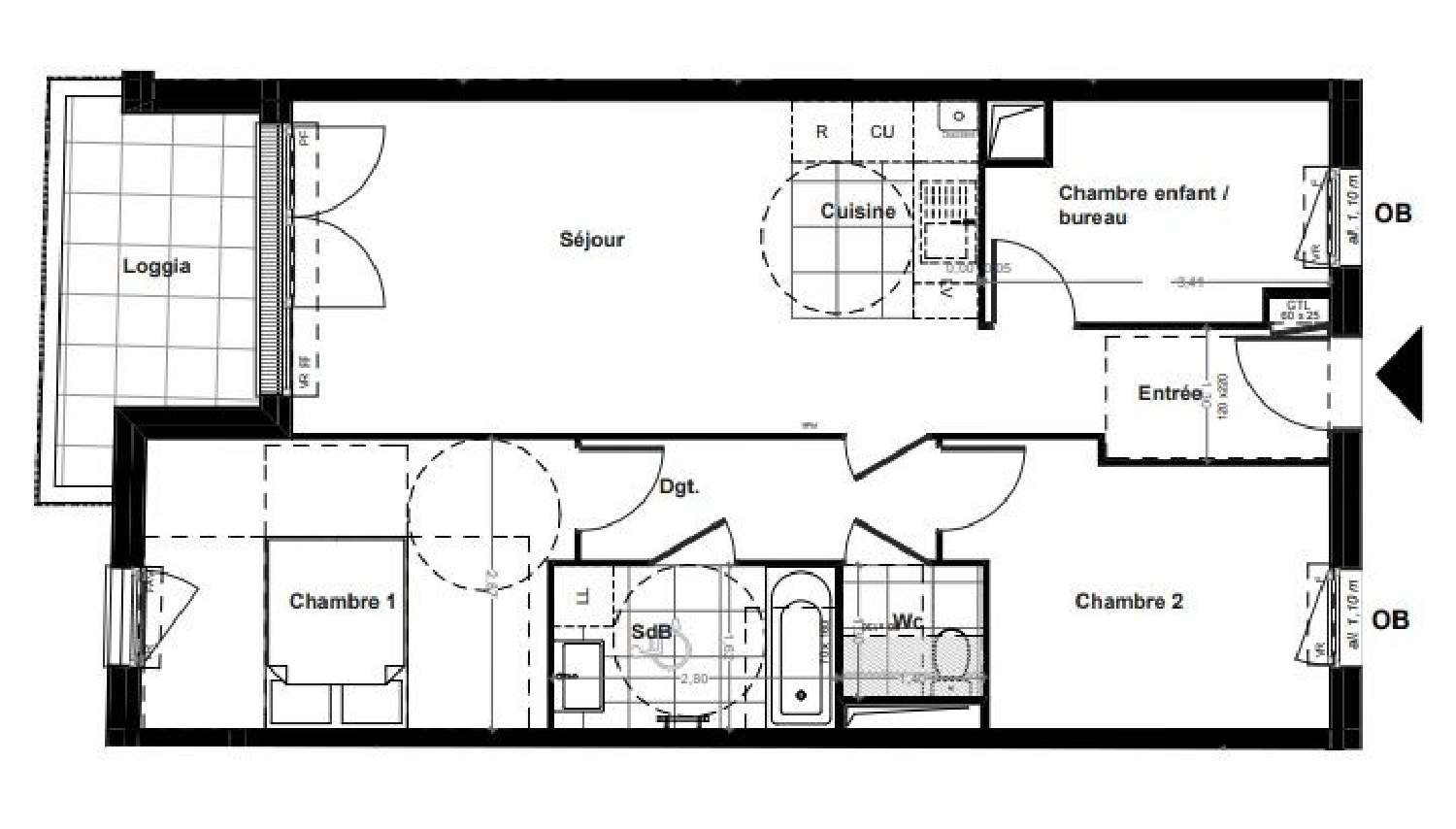  à vendre appartement Montreuil Seine-Saint-Denis 2
