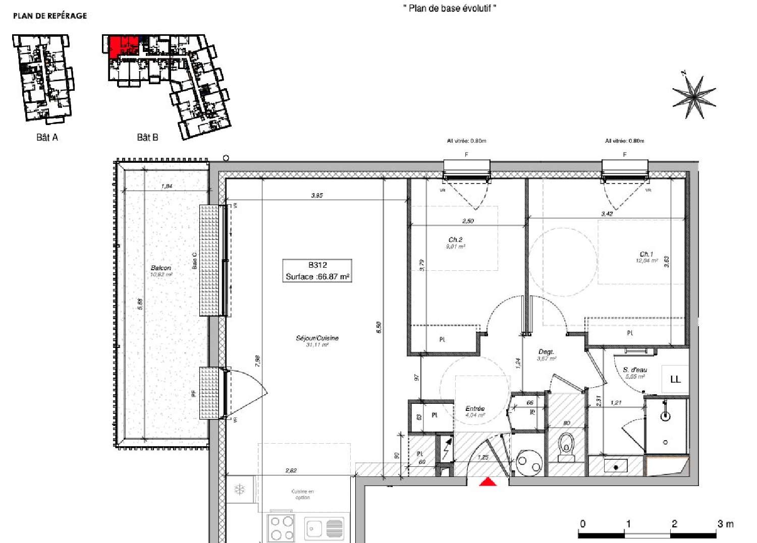  à vendre appartement Saint-Barthélemy-d'Anjou Maine-et-Loire 5