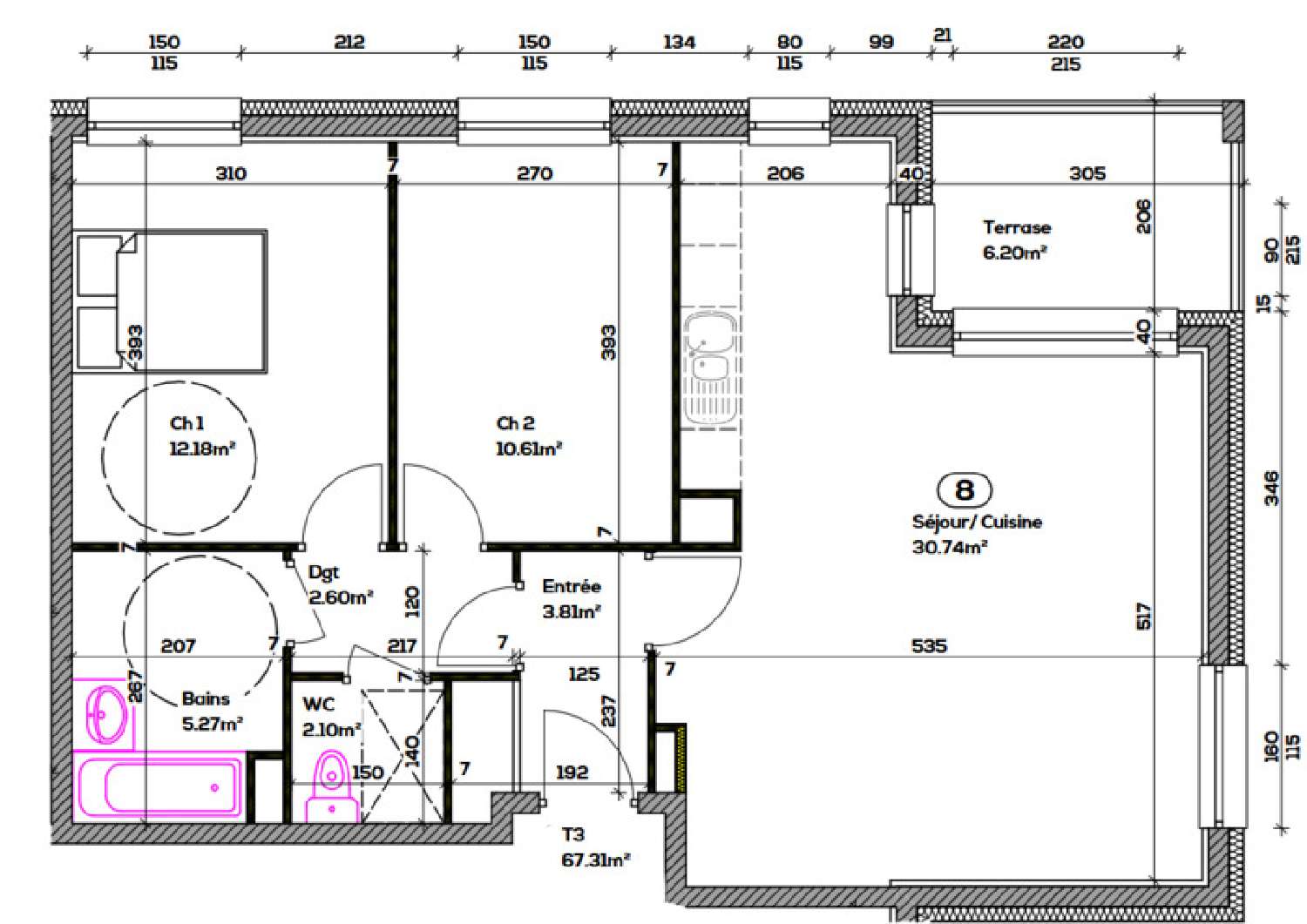 for sale apartment Seyssel Ain 2