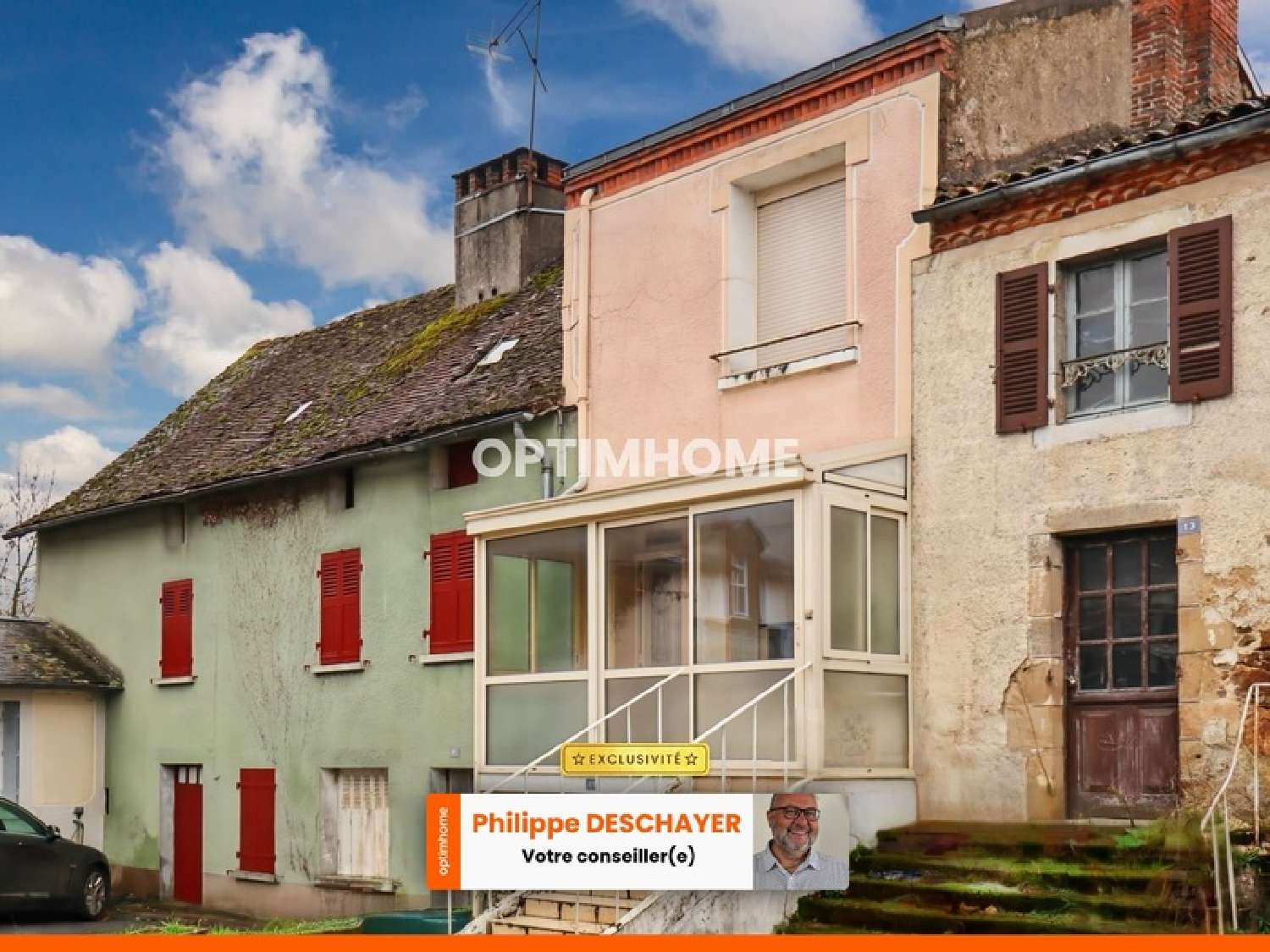  for sale city house Magnac-Laval Haute-Vienne 1