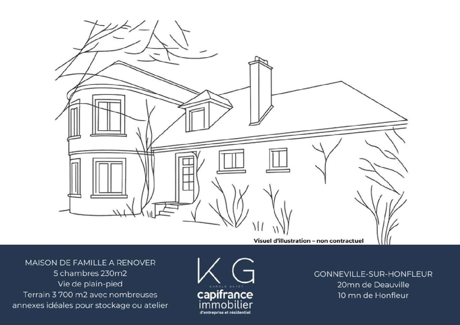 te koop landgoed Gonneville-sur-Honfleur Calvados 1