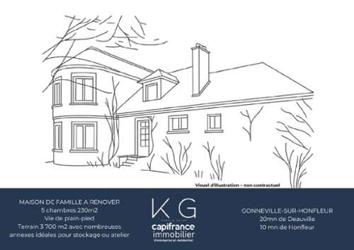 Gonneville-sur-Honfleur Calvados landgoed foto 7224624