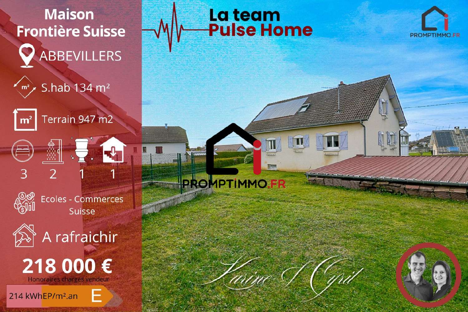  te koop huis Abbévillers Doubs 1