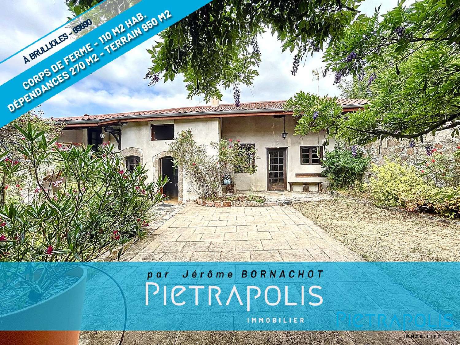 for sale house Brullioles Rhône 1