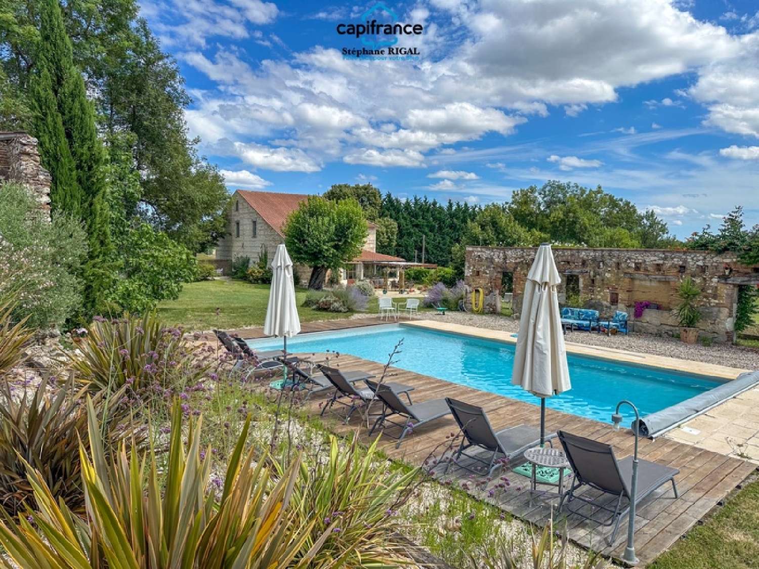  à vendre maison bourgeoise Fongrave Lot-et-Garonne 1