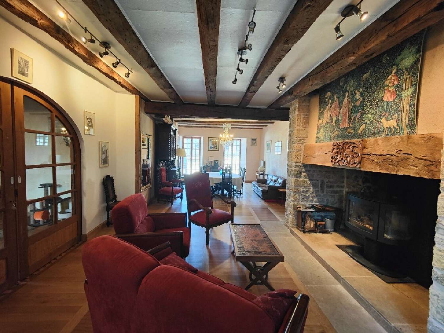  à vendre maison bourgeoise Prévinquières Aveyron 6