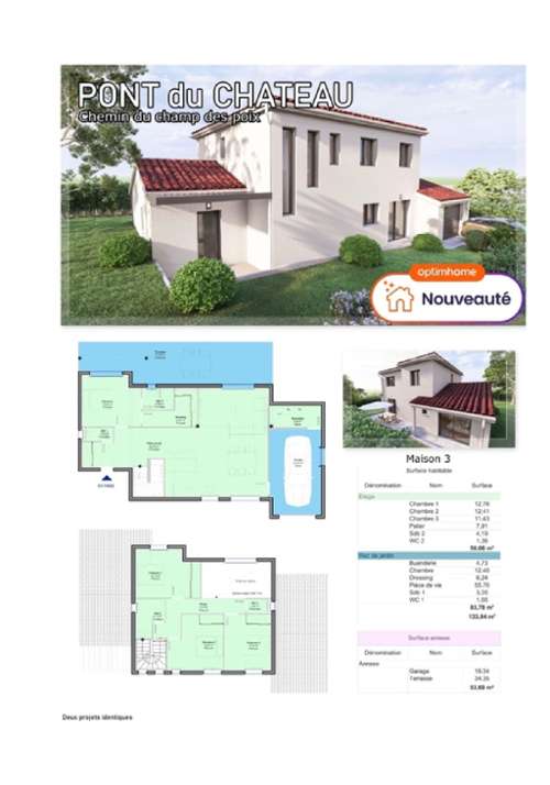 Pont-du-Château Puy-de-Dôme terrein foto 7226303