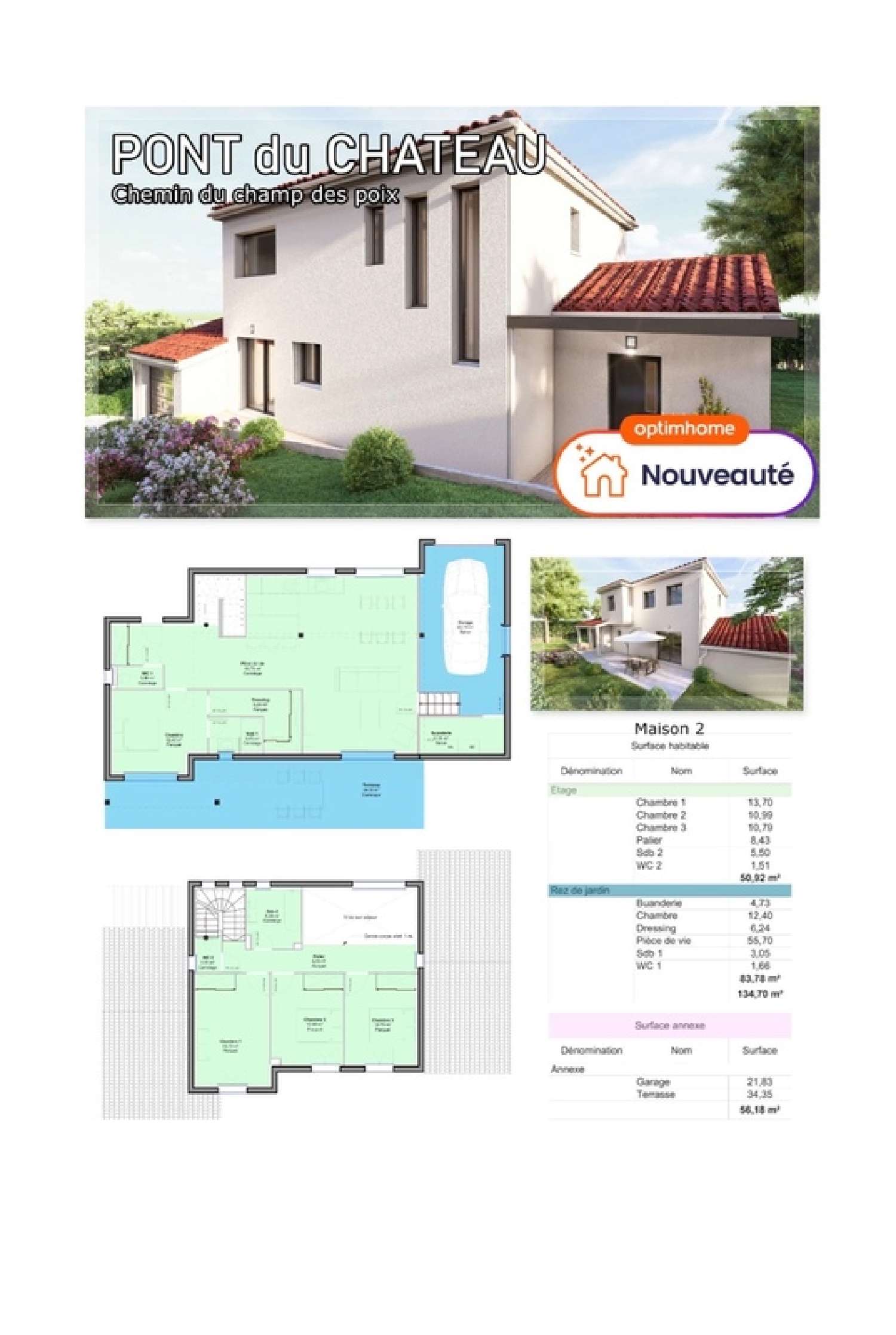  te koop terrein Pont-du-Château Puy-de-Dôme 3