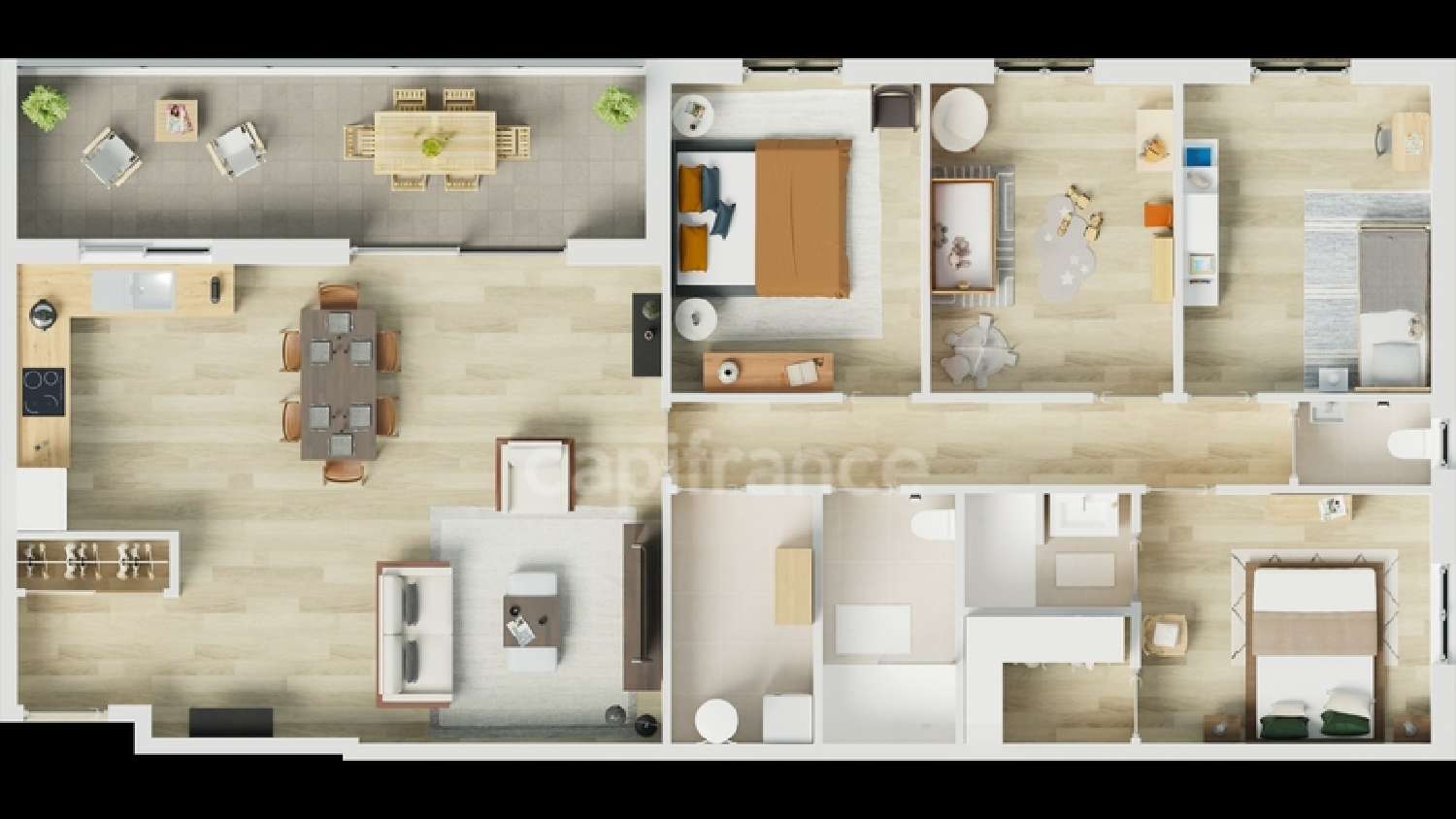  à vendre appartement La Charmée Saône-et-Loire 3