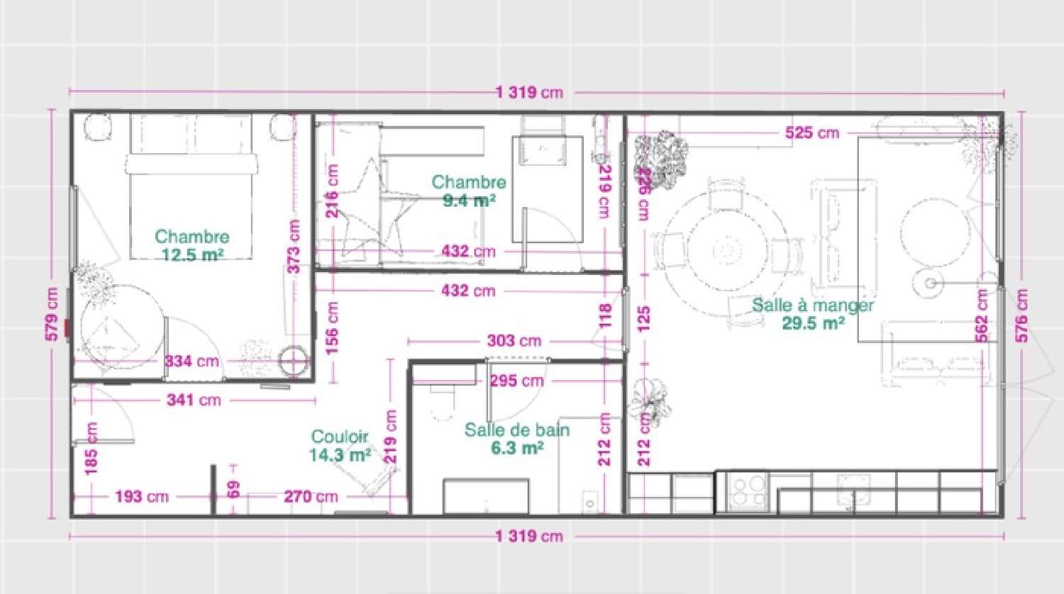  te koop appartement Lille Nord 3