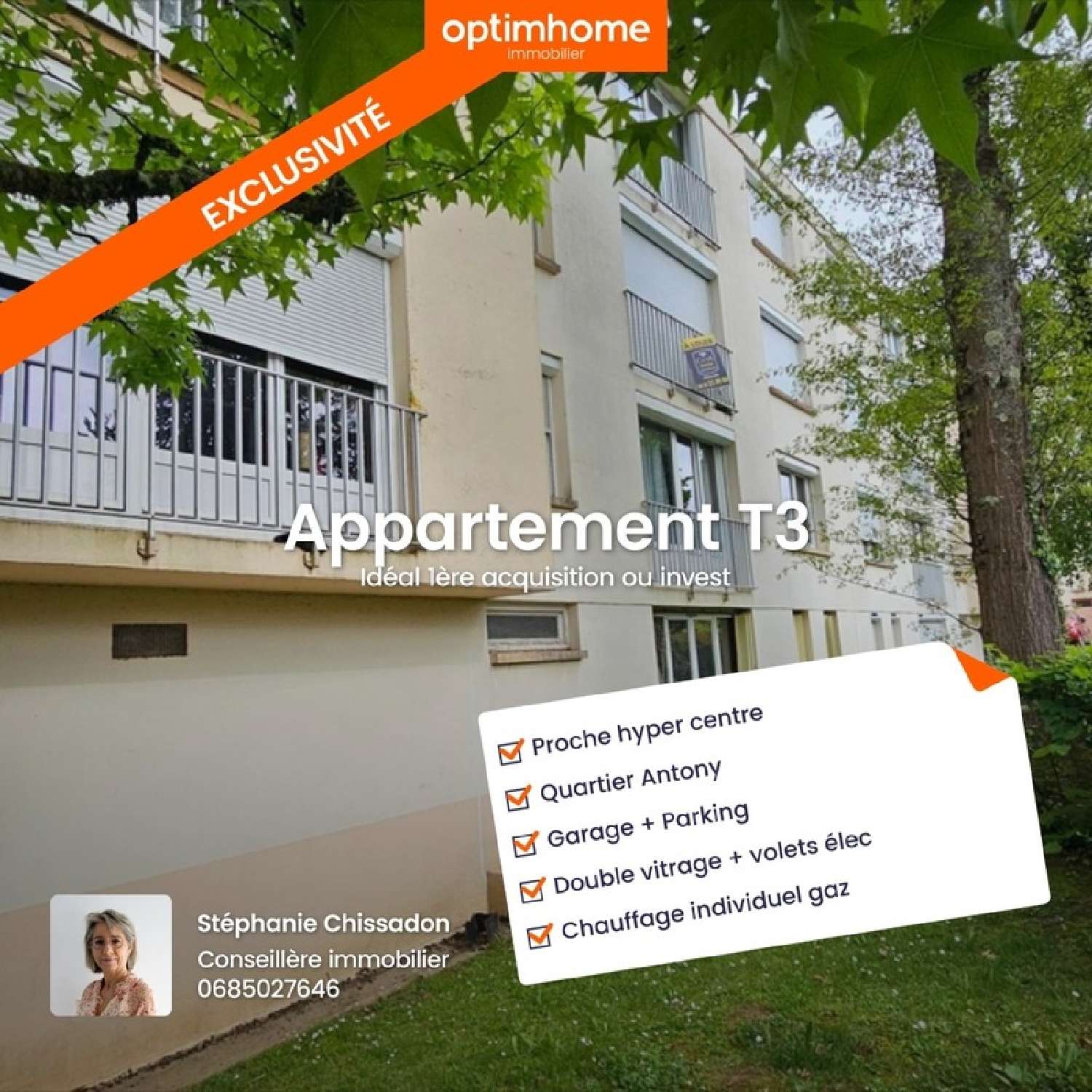  à vendre appartement Limoges Haute-Vienne 1