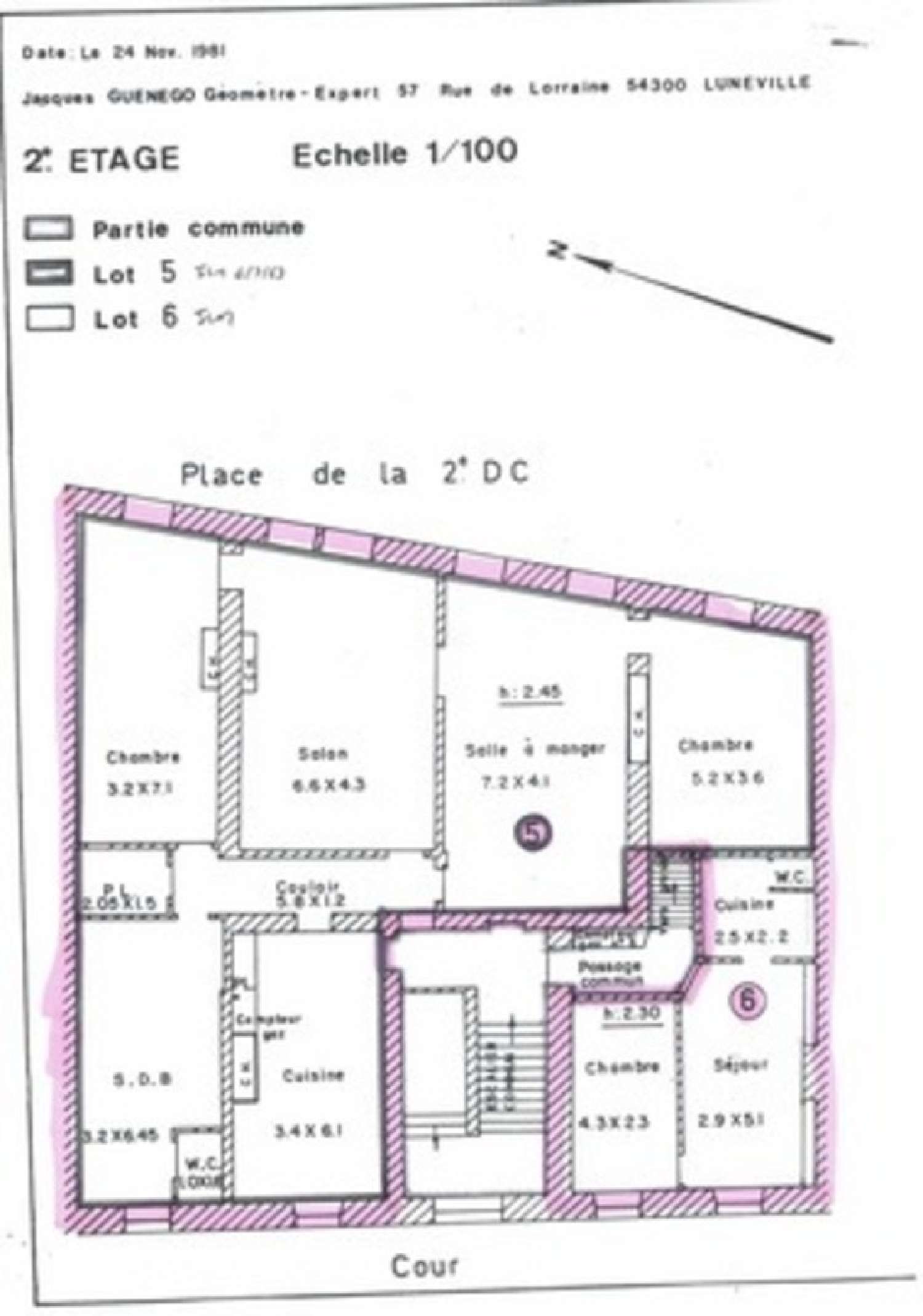  te koop appartement Lunéville Meurthe-et-Moselle 3
