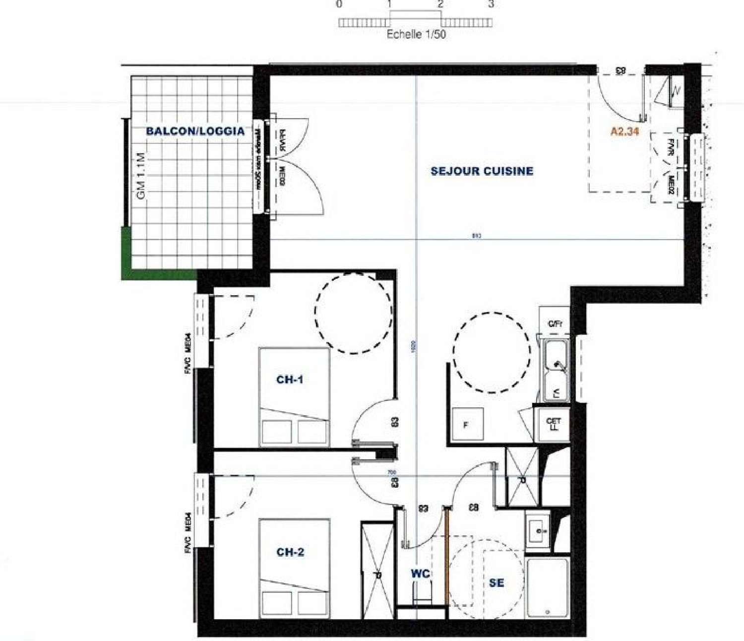  à vendre appartement Perpignan Pyrénées-Orientales 2