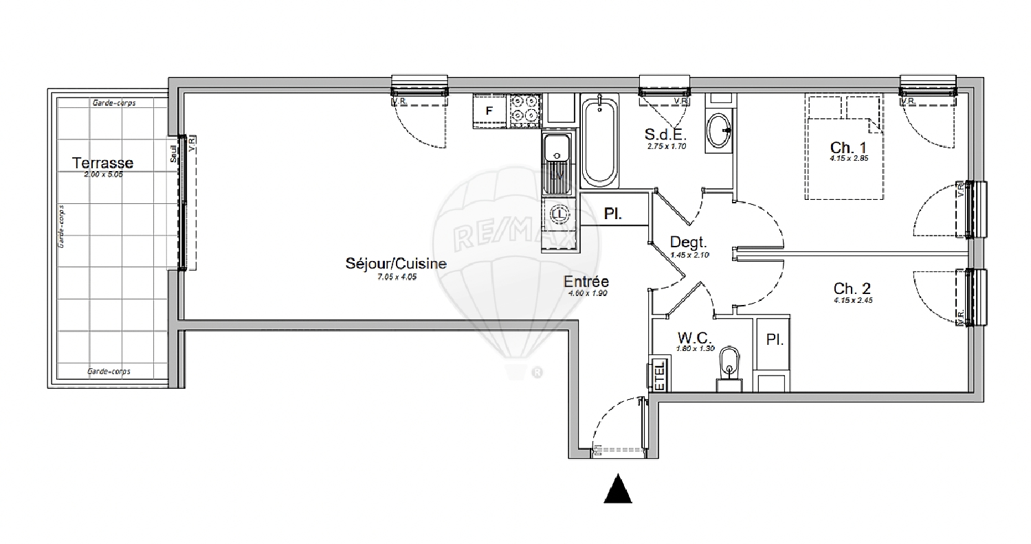  te koop appartement Saint-Laurent-du-Var Alpes-Maritimes 5