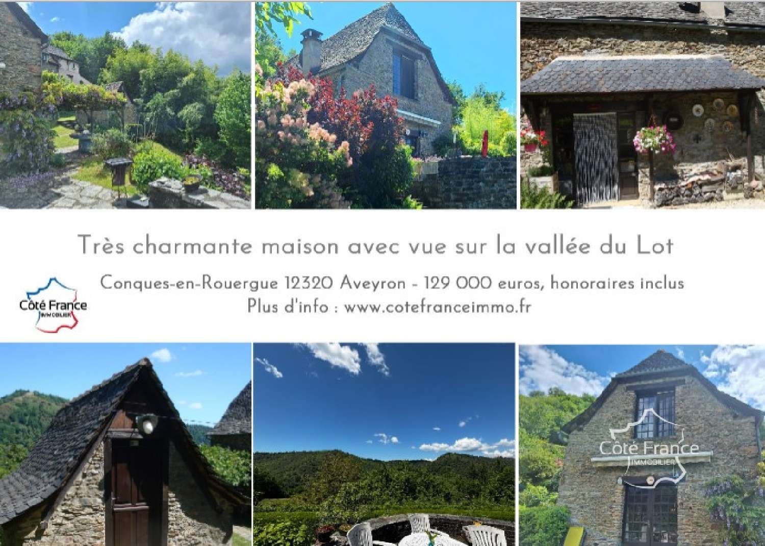  te koop huis Conques Aveyron 1