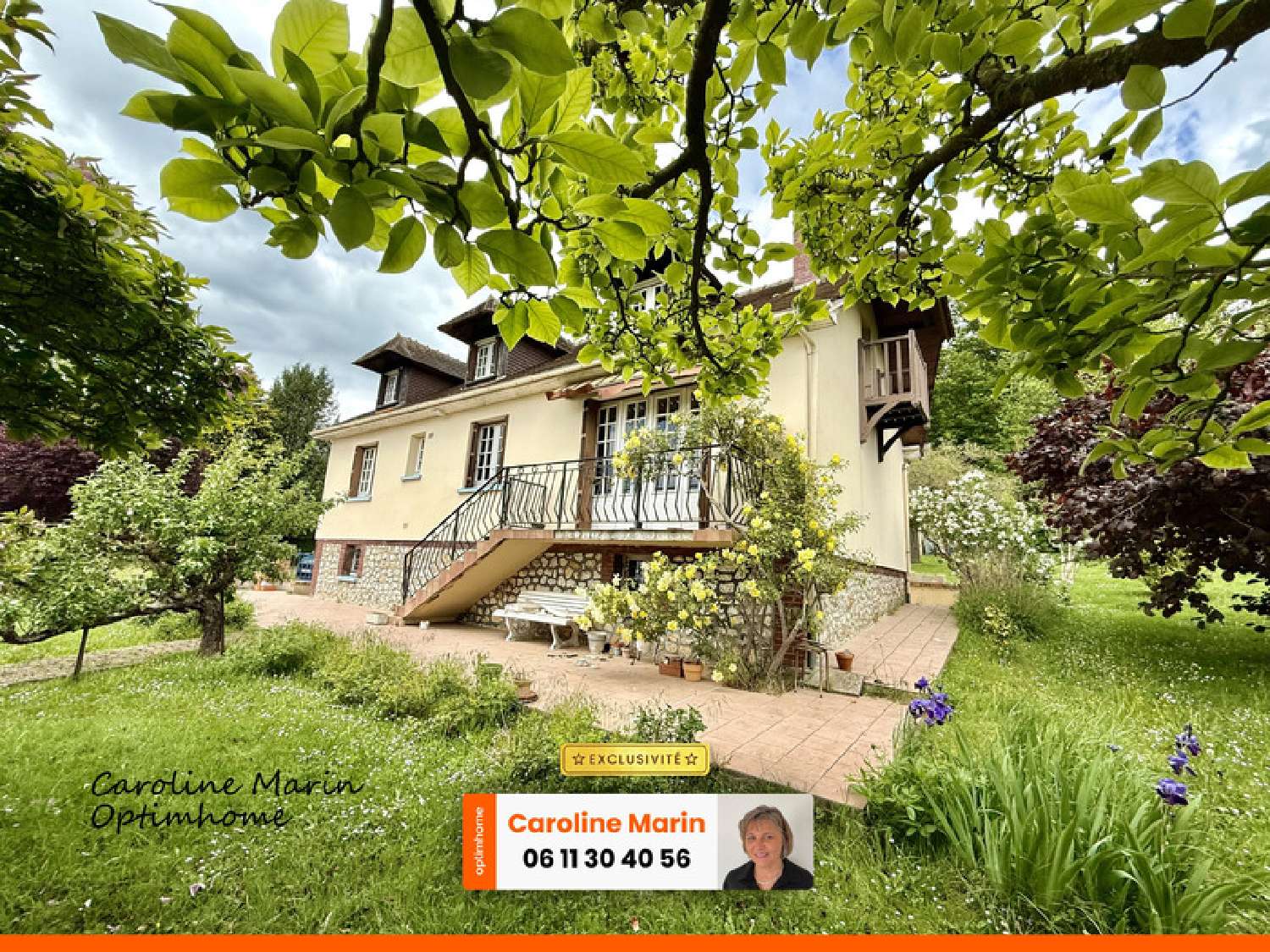  à vendre maison Corneville-sur-Risle Eure 1
