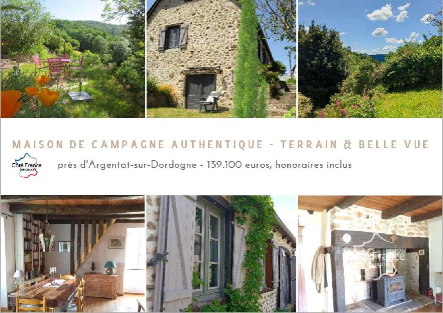  à vendre maison Saint-Bonnet-Elvert Corrèze 1