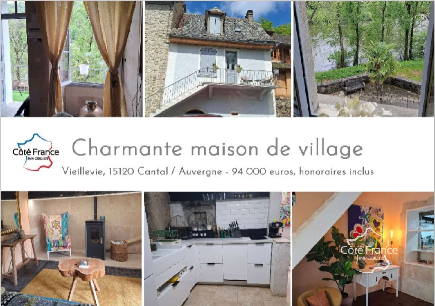  en venta casa Vieillevie Cantal 1