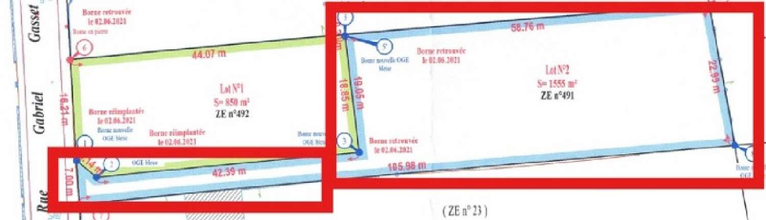  for sale terrain Chemilly-sur-Yonne Yonne 1